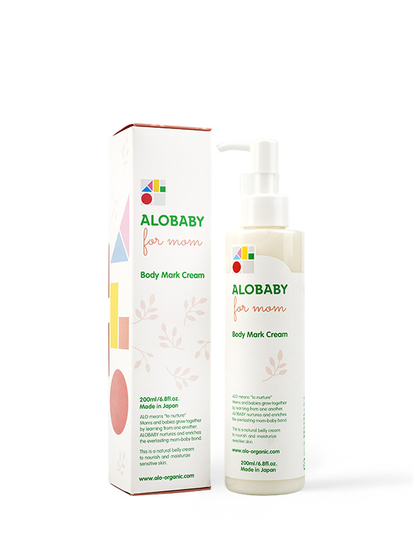 Kem Giảm Rạn Da Organic Cho Mẹ Bầu 200ml Alobaby For Mom Body Mark Cream