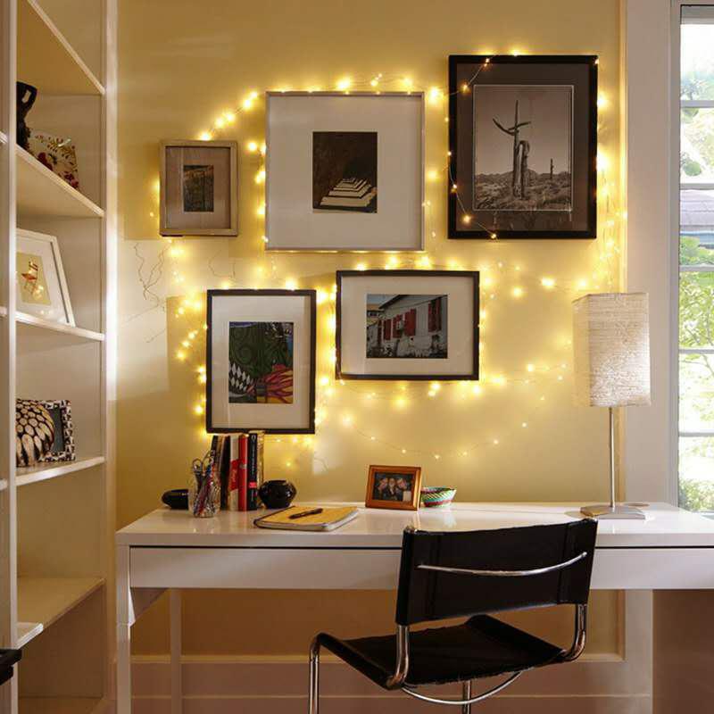 Dây Đèn Led 10m 8 Chế Độ Điều Khiển Từ Xa Chống Thấm Nước Trang Trí Nhà Cửa