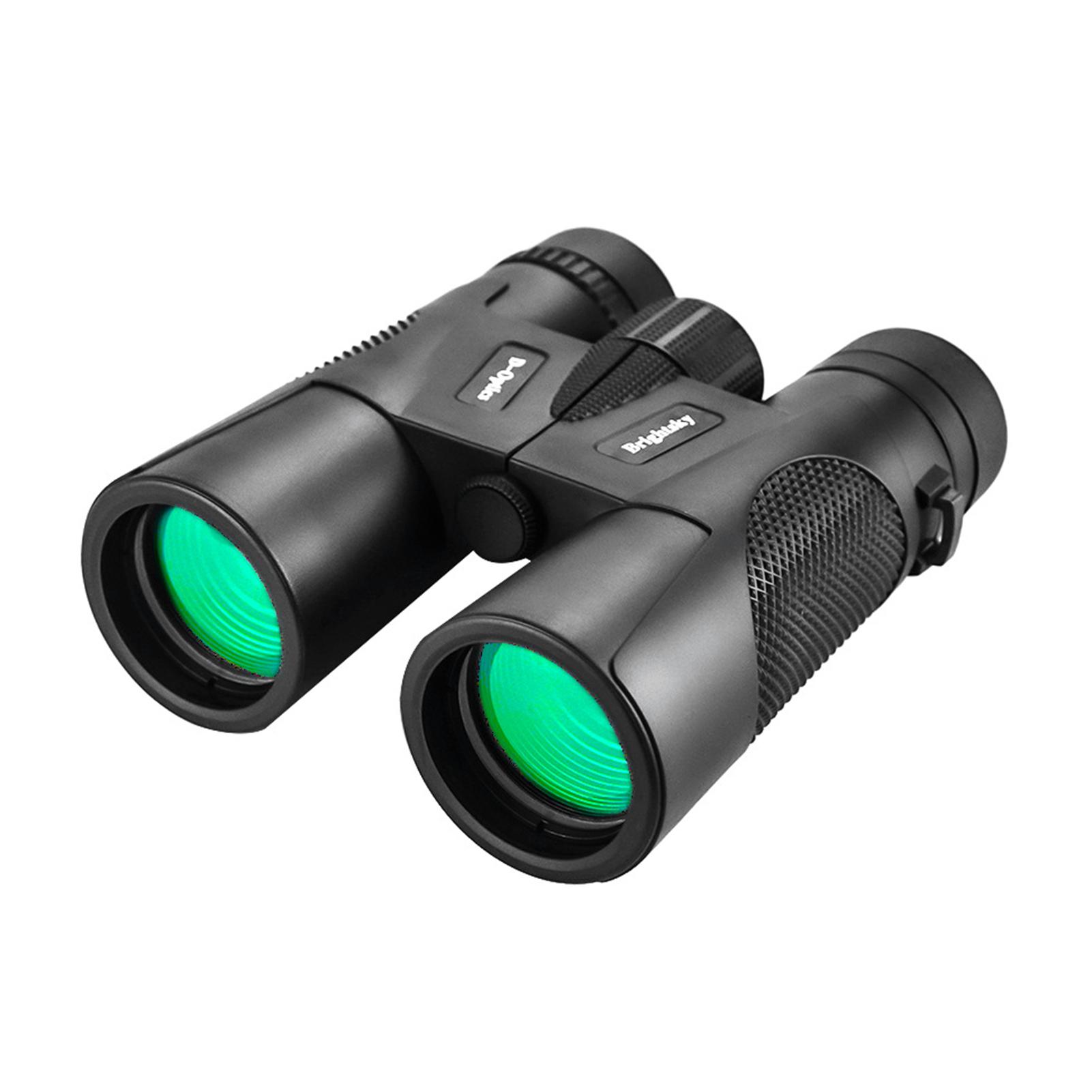 12×42 HD Zoom Binoculars Low Light Level Night Vision Binocular BAK4 Prism Long Distance Telescope with Diopter