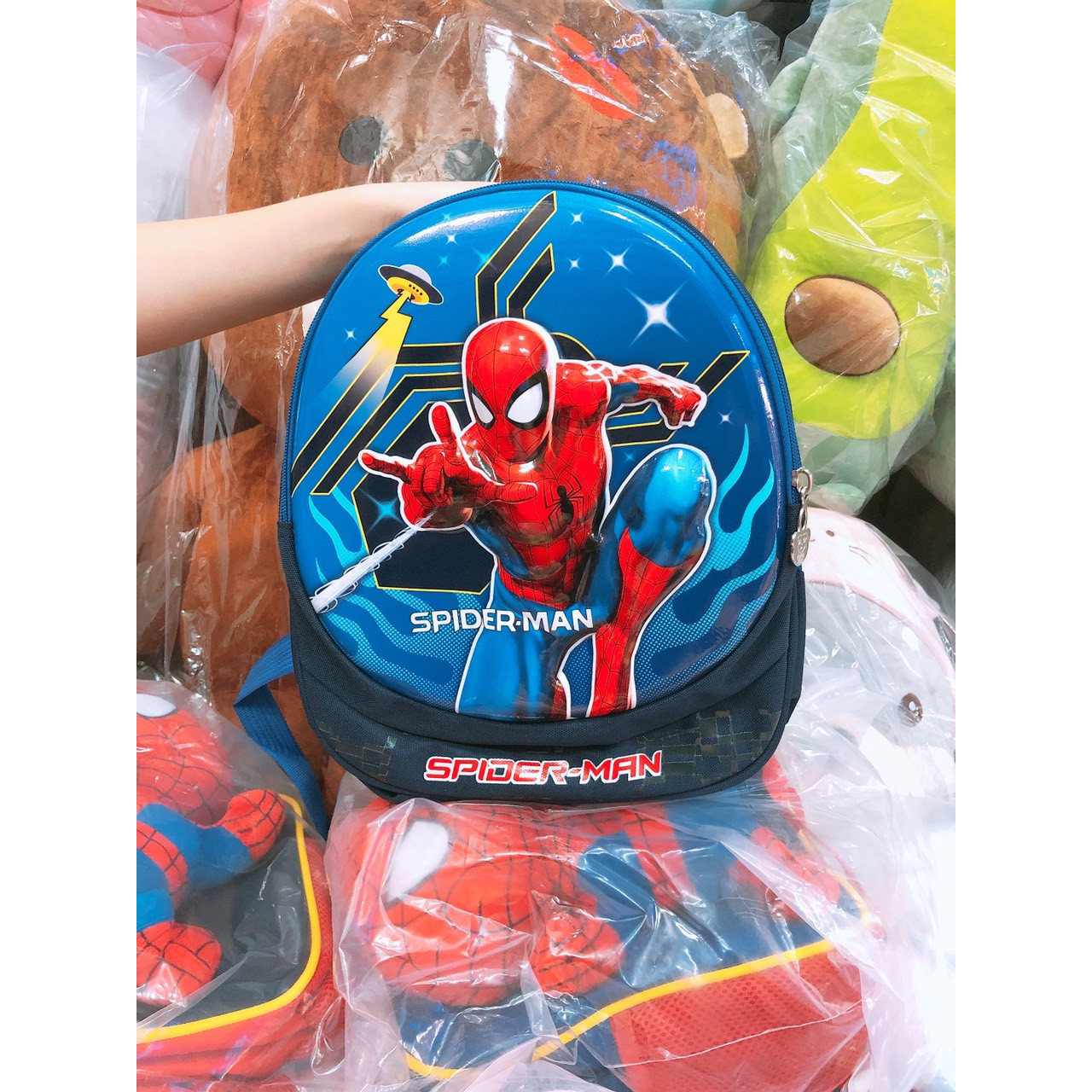 Balo mẫu giáo cho bé 3D  Spiderman