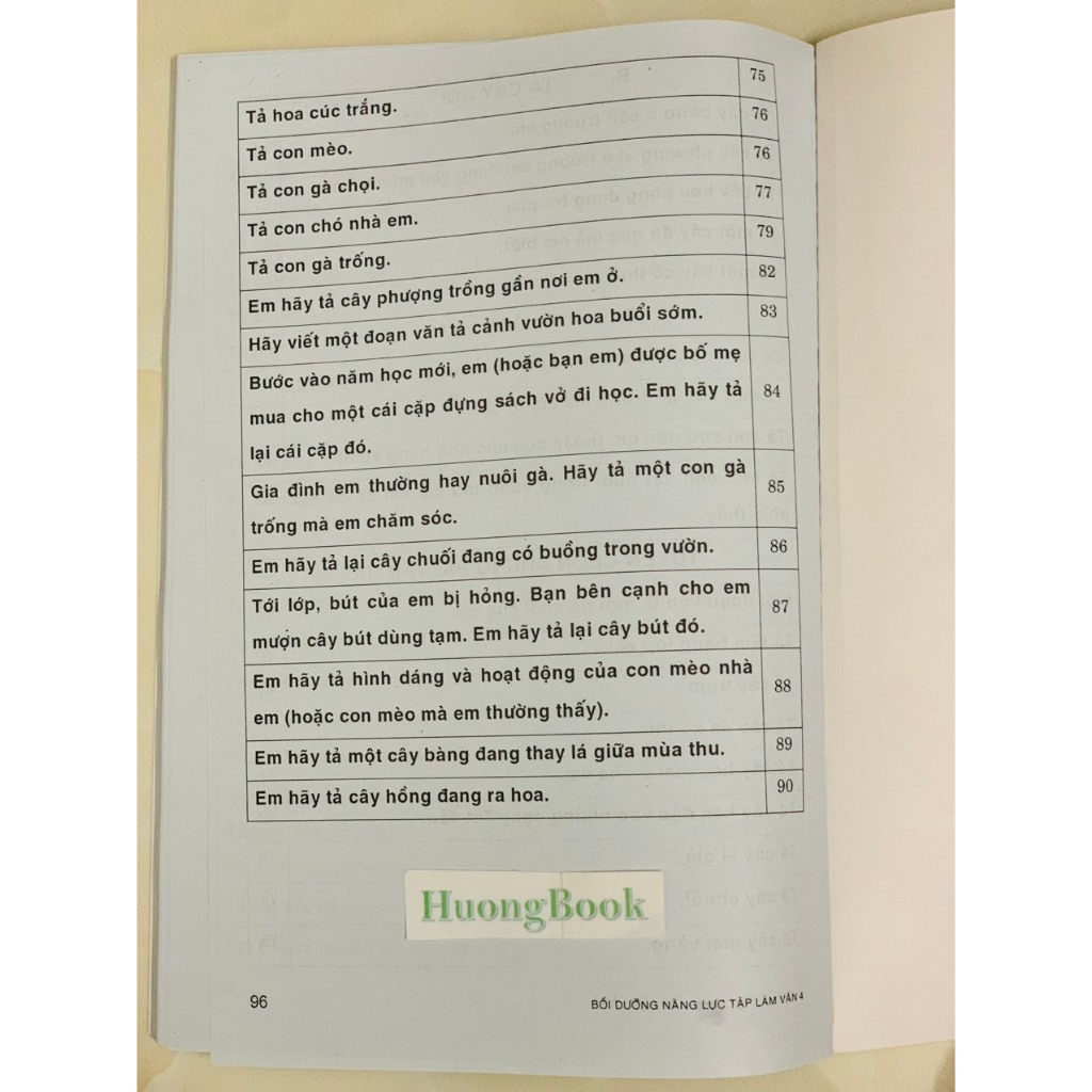 Sách - Bồi dưỡng năng lực Tập Làm Văn 4