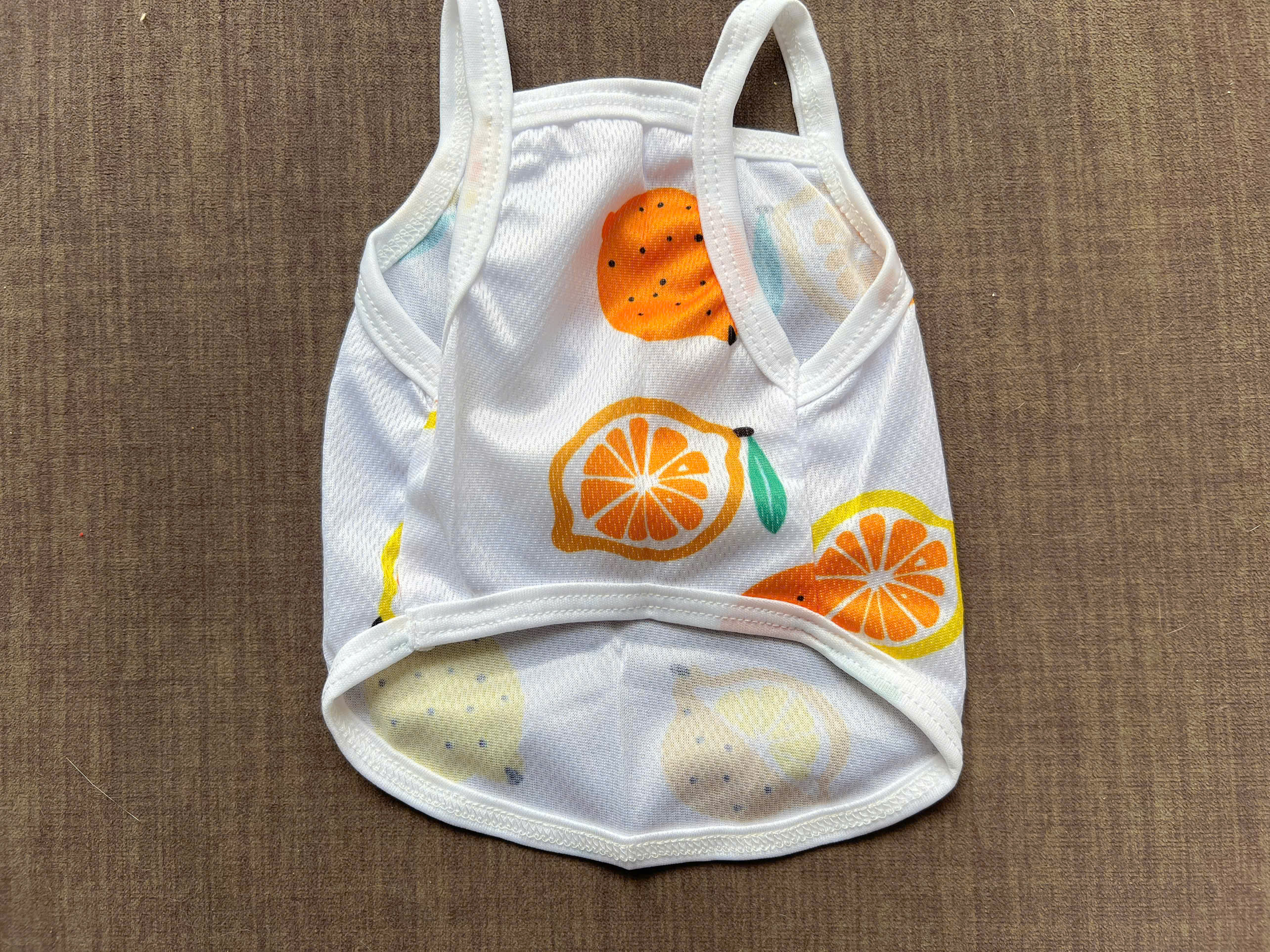 ÁO THUN HAI DÂY TRÁI CÂY THÔNG HƠI SIÊU CUTE TỪ 1-7.5KG DÀNH CHO THÚ CƯNG CHÓ MÈ