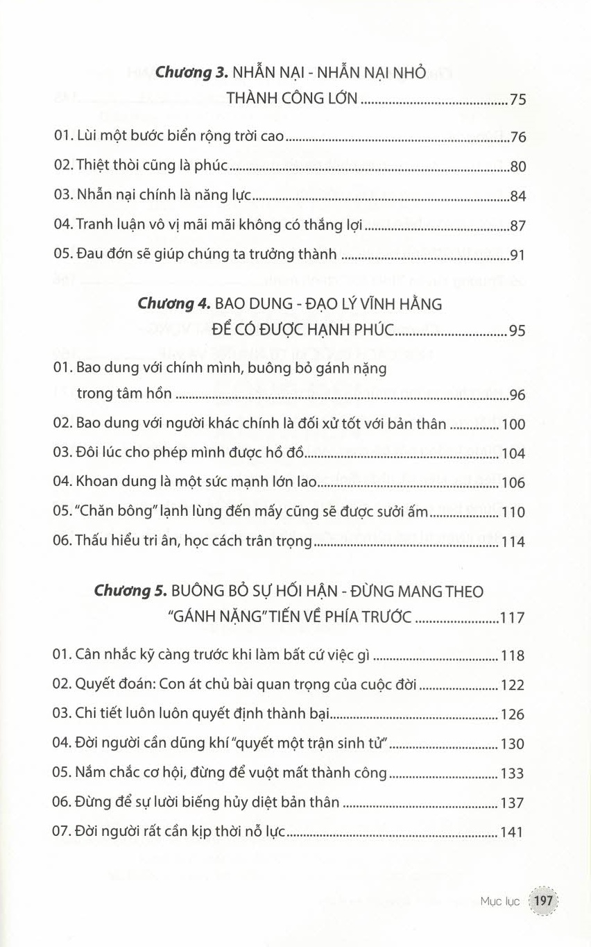 Cân Bằng Cảm Xúc, Sống Đời An Nhiên