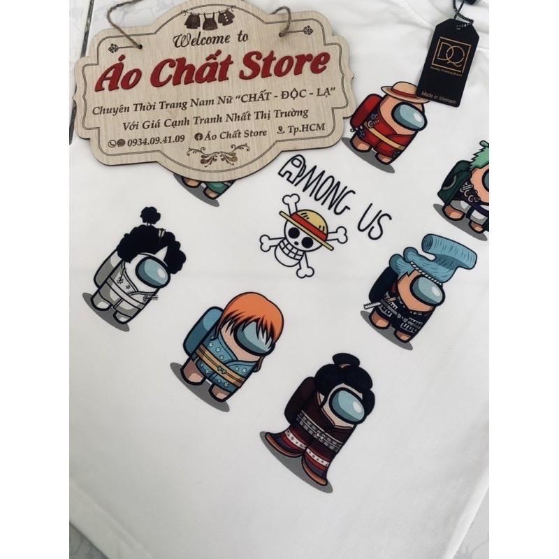 Áo Thun Among Us One Piece Siêu Độc | Áo Nhân Vật One Piece Among US đẹp AU03