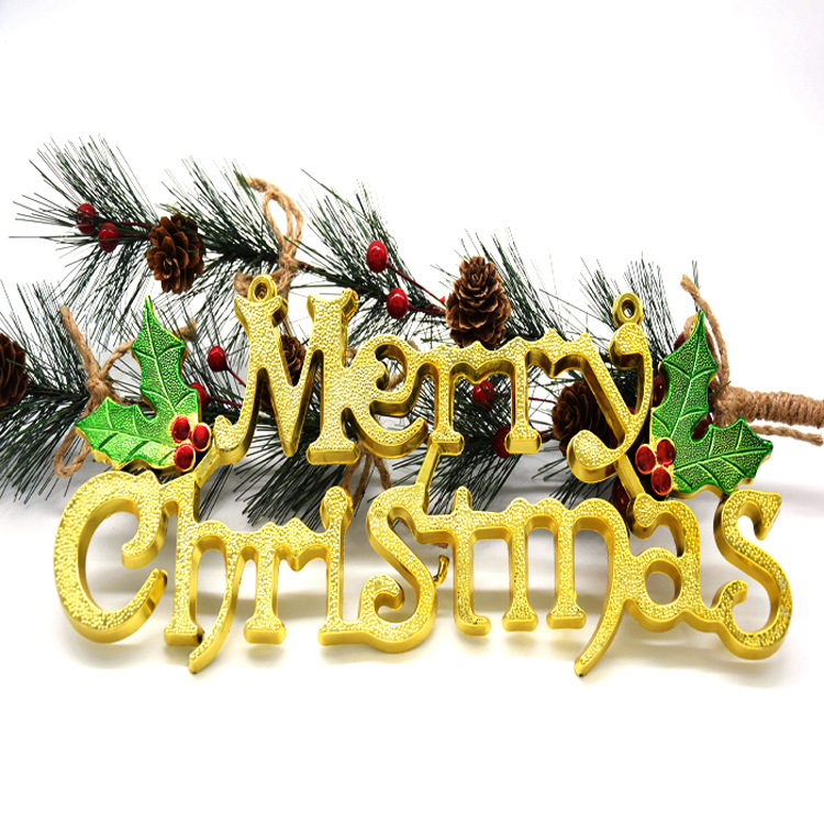 Chữ Merry Christmas 20 cm Trang Trí Cây Thông Noel Dịp Giáng Sinh