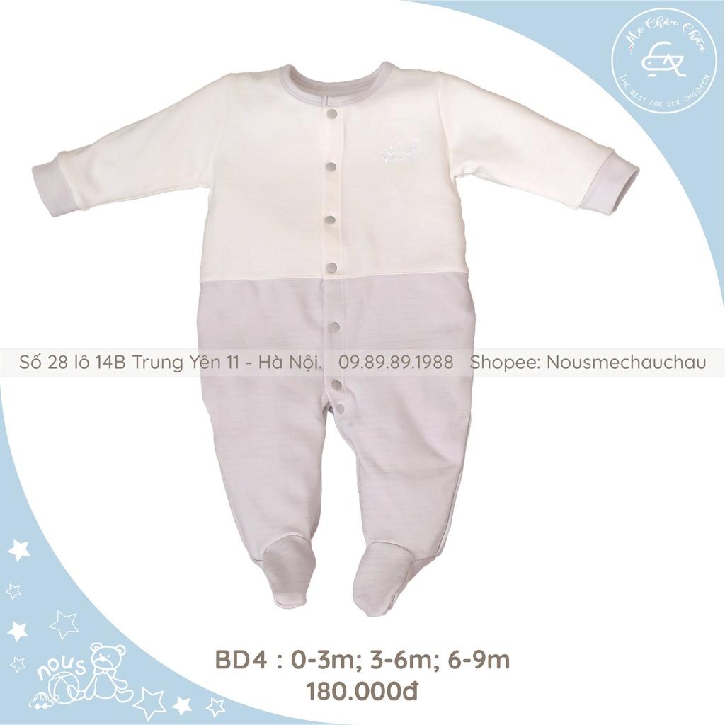 Mẫu Body Thu Đông Cho Bé Từ 0-3 Tháng Đến 9-12M Tháng