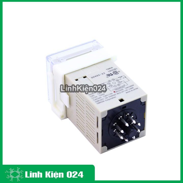 Rơ le Thời Gian DH48S-2Z 220VAC 0.1S-99H (2 Cặp tiếp Điểm)