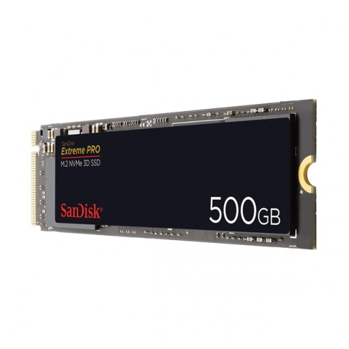 Ổ cứng gắn trong SanDisk Extreme PRO M.2 NVMe 3D SSD, 500GB, Read 3,400MB/s, Write 2,500MB/s, 5Y_SDSSDXPM2-500G-G25 - Hàng Chính Hãng