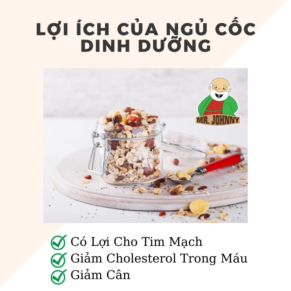 Granola Ngũ Cốc Dinh Dưỡng Hộp 450g, Thực Phẩm Ăn Kiệng Cho Người Giảm Cân, Cho Mẹ Bầu