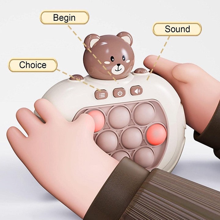 Đồ chơi Pop it thế hệ mới - máy game giải trí bấm nút theo đèn nhạc với nhiều level cho mọi lứa tuổi