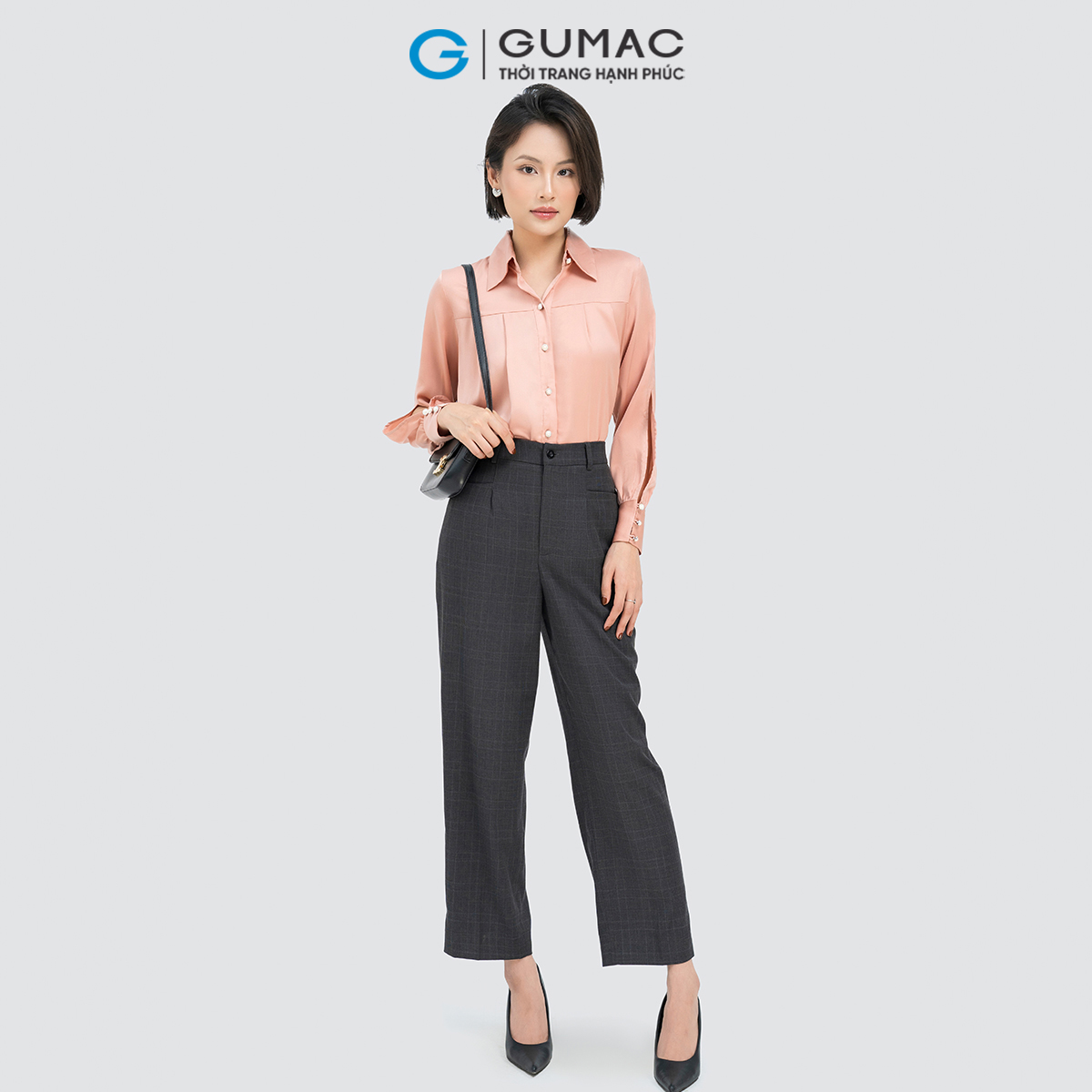 Quần ống đứng túi kiểu GUMAC QD04015
