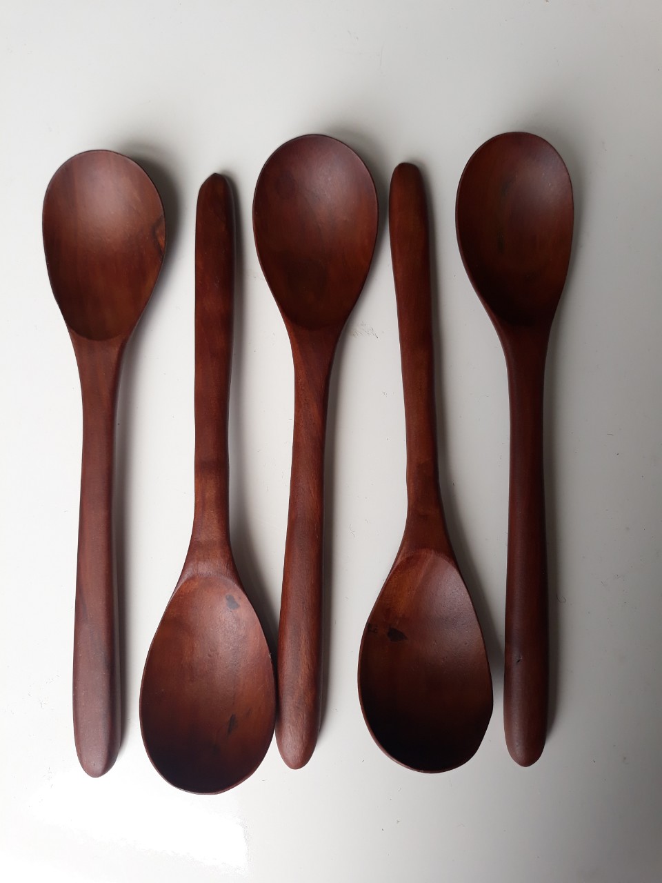 Bộ 5 thìa gỗ nhãn 16.5 cm x 3.5 cm