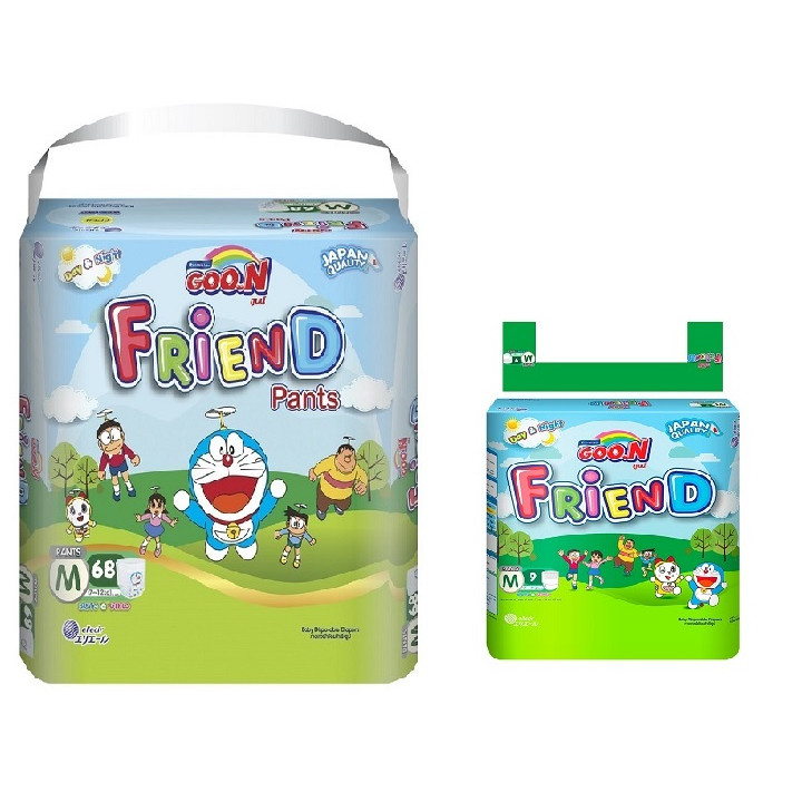 Tã Quần Goo.n Friend Gói Siêu Đại - Tặng 1 bịch mini