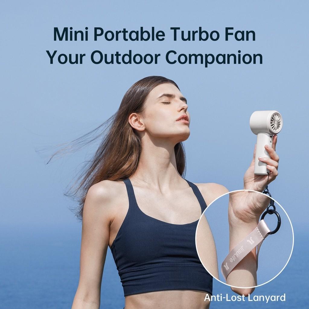 Quạt Cầm Tay Cao Cấp JISULIFE Pro1 (FA53 ABS) 18W Sạc Nhanh - Sử Dụng Lên Đến 12H - Hàng Chính Hãng