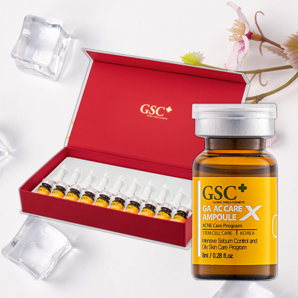 Tế bào gốc trị mụn GSC GA AC Care Ampoule - Hiệu quả đặc biệt cho da bị mụn, giúp da sạch mụn, láng mịn