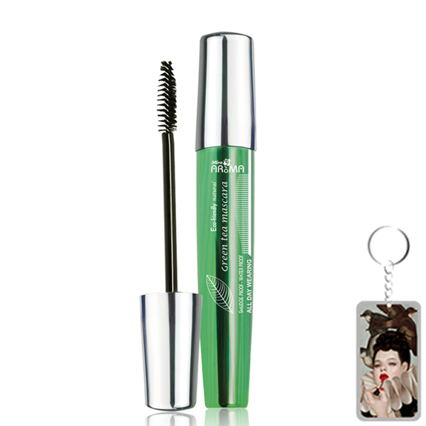 Mascara Trà Xanh Mira Aroma Green Tea Hàn Quốc 8.5ml tặng kem móc khoá