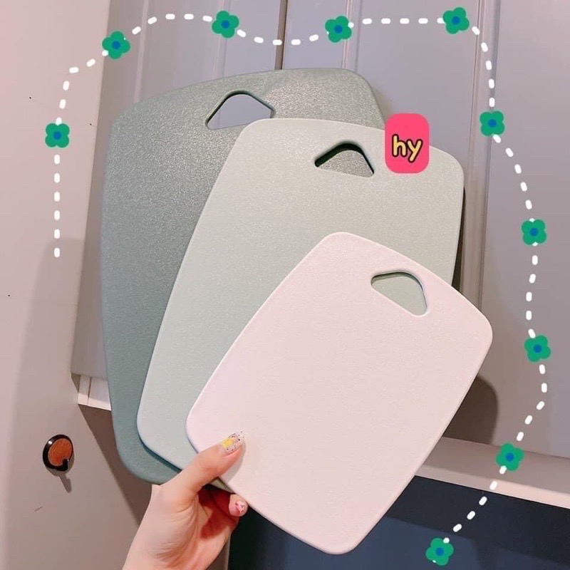 Combo 3 Thớt Kháng Khuẩn, Thớt Nhựa Lúa Mạnh Nhiều Màu Đẹp Chất Lượng Cao