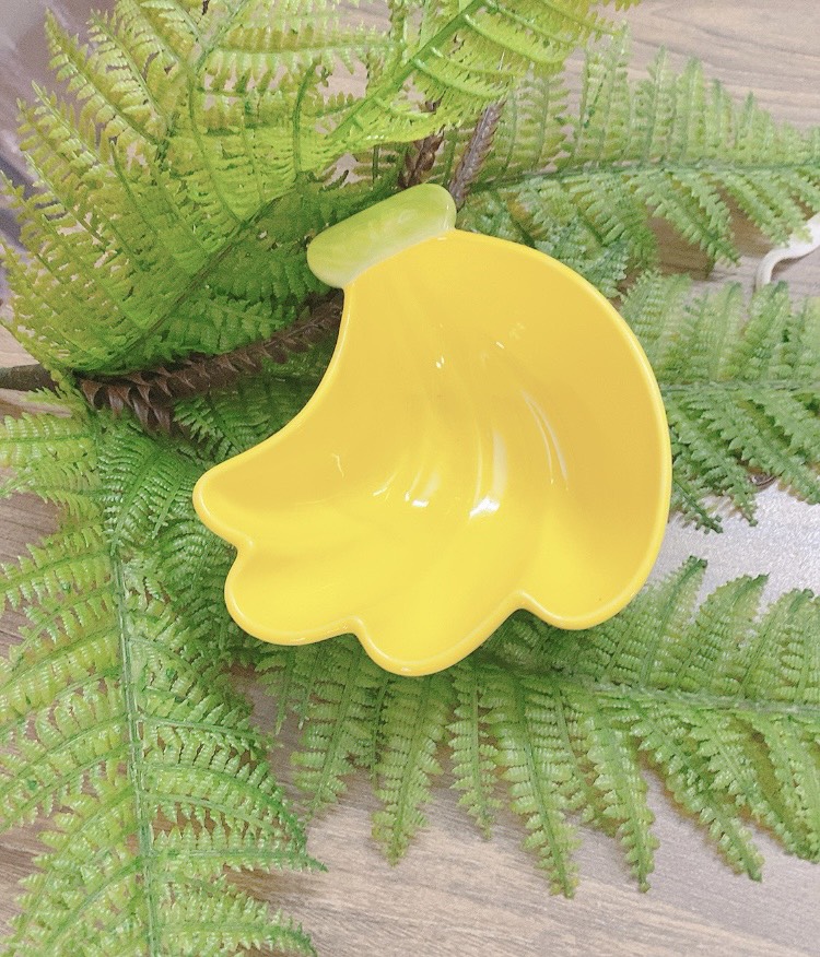 Bát sứ ăn dặm hình heo, thỏ, chuối 15cm