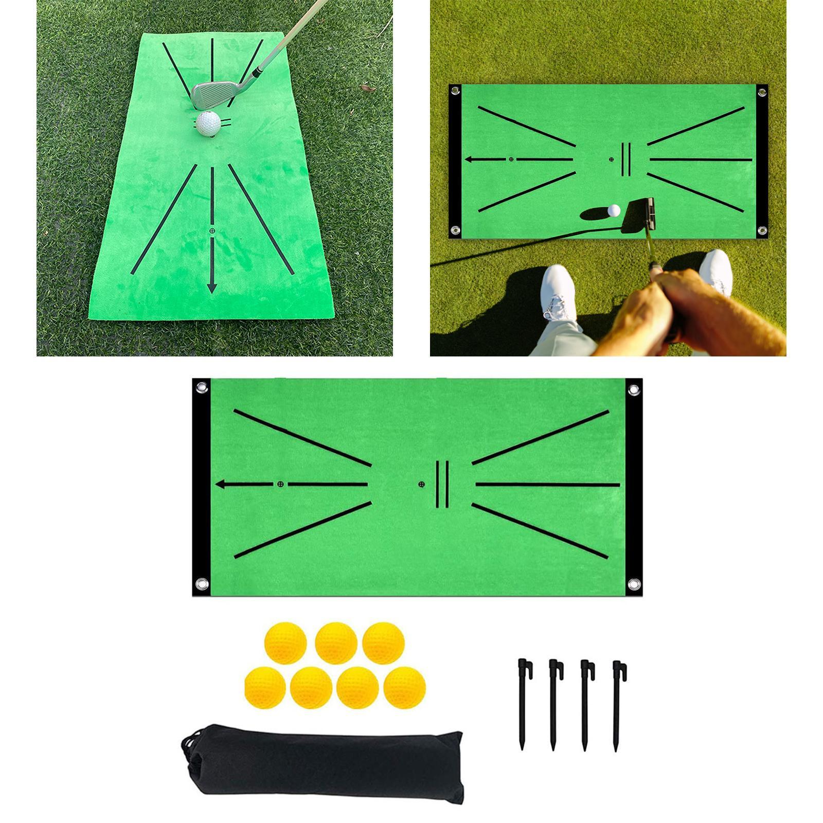 Backyard Golf Training Mat Indoor Outdoor Training Aid Fairway Mat for Golf Practice