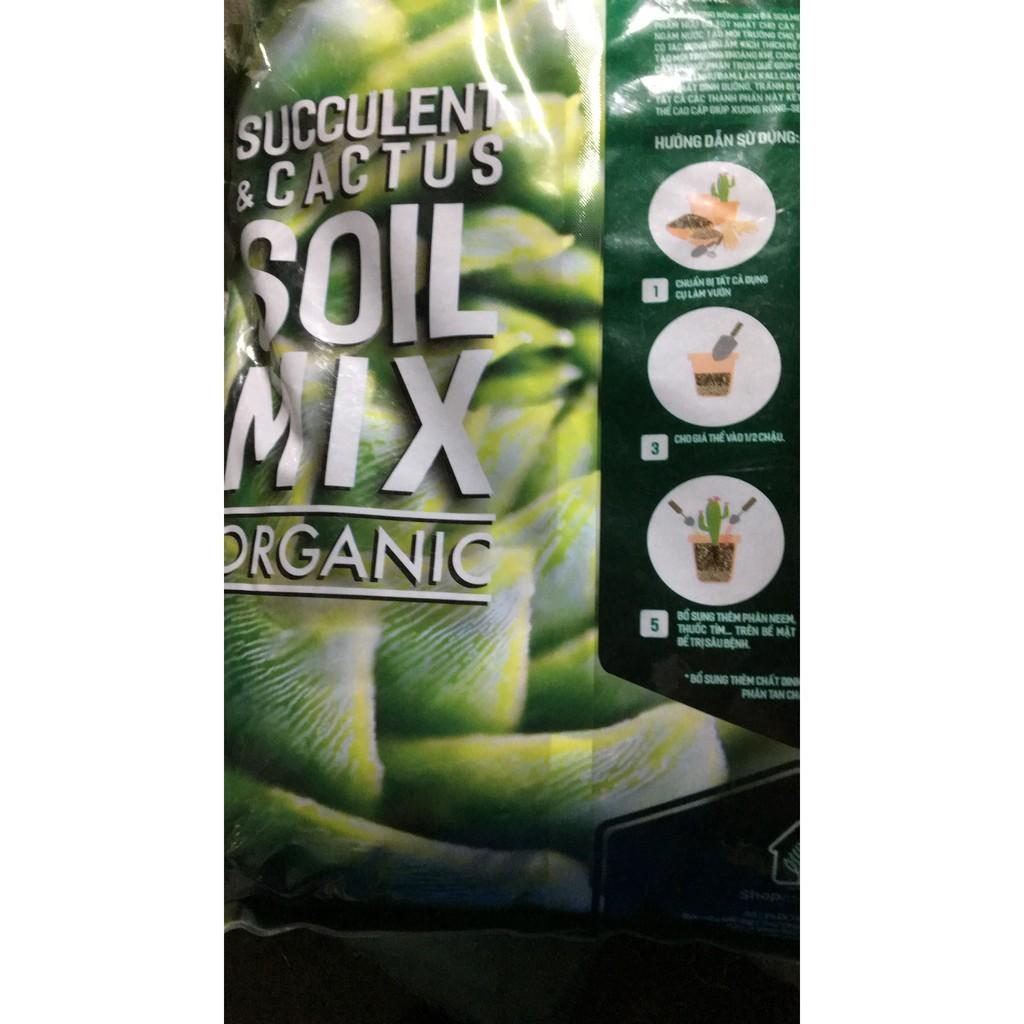 Giá thể trồng sương rồng và sen đá gói 6kg