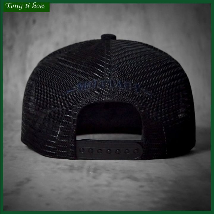 Tony tí hon - Mũ nón kết lưỡi trai Snapback Mili xanh đen cá tính thời trang nam nữ cao cấp