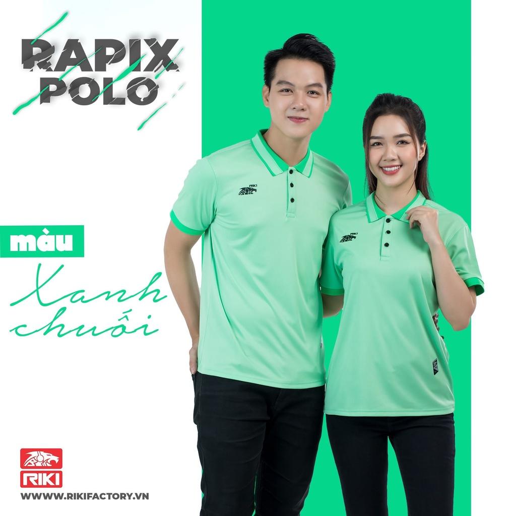 Áo polo nam, áo thun có cổ tay ngắn phong cách thời trang thể thao năng động Riki Rapix - Dungcusport