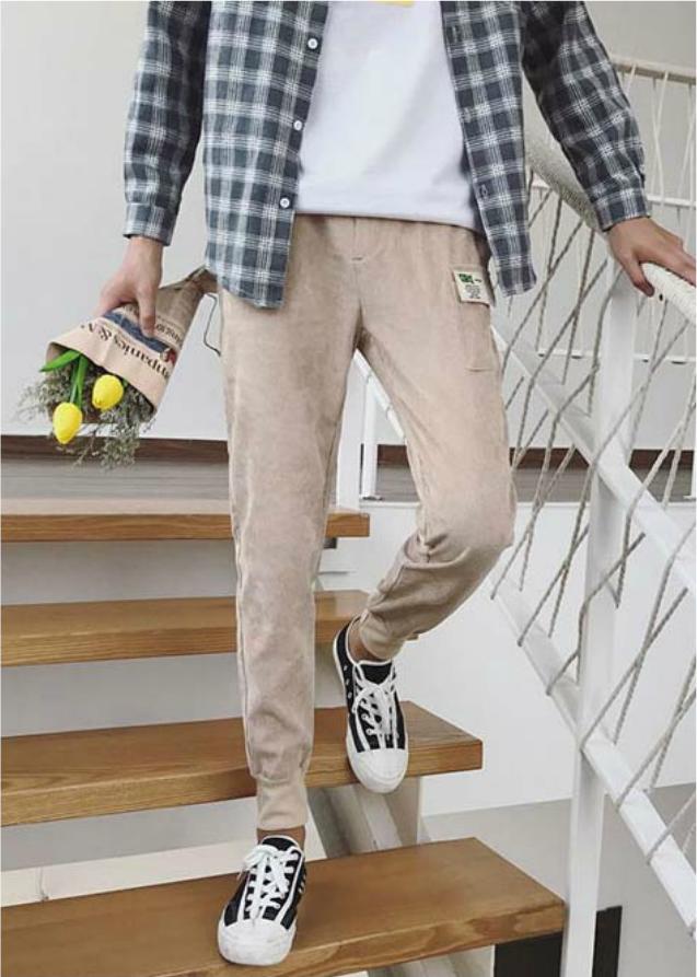 Quần dài jogger túi hộp Mã: ND1148 - KEM