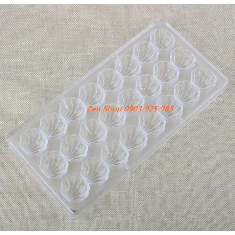 KHUÔN NHƯA CỨNG LÀM SÔ CÔ LA - MẪU SÒ