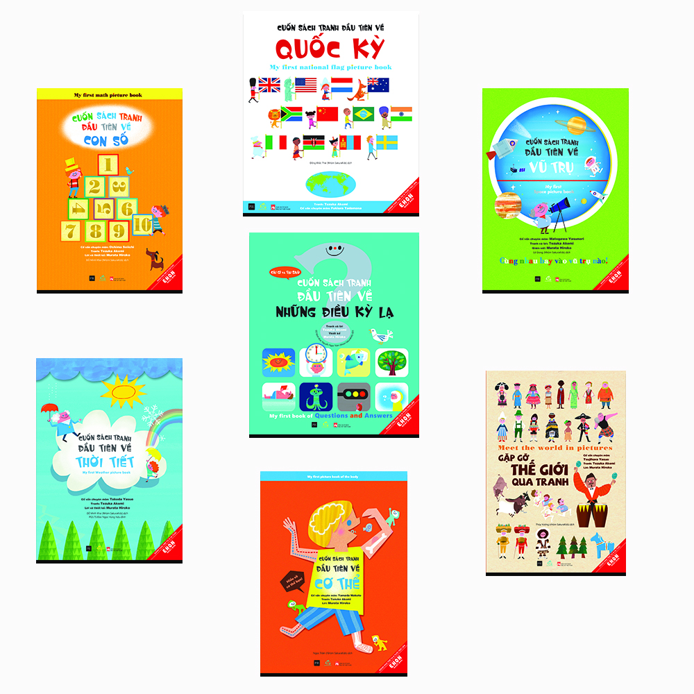 Combo Sách tranh khoa học đầu tiên của bé