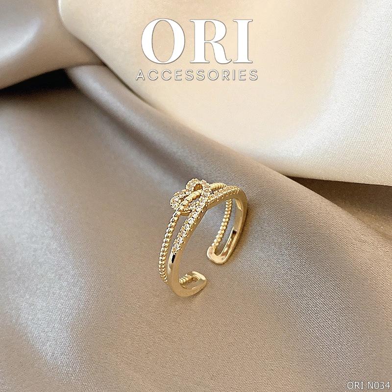 Nhẫn Nữ Freesize trái tim Lovely Heart tinh tế thời trang ORI ACCESSORIES N034