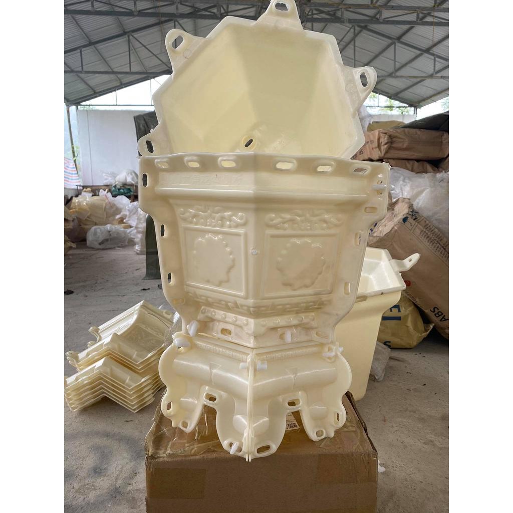 Khuôn đúc chậu lục giác 30 và chân đôn