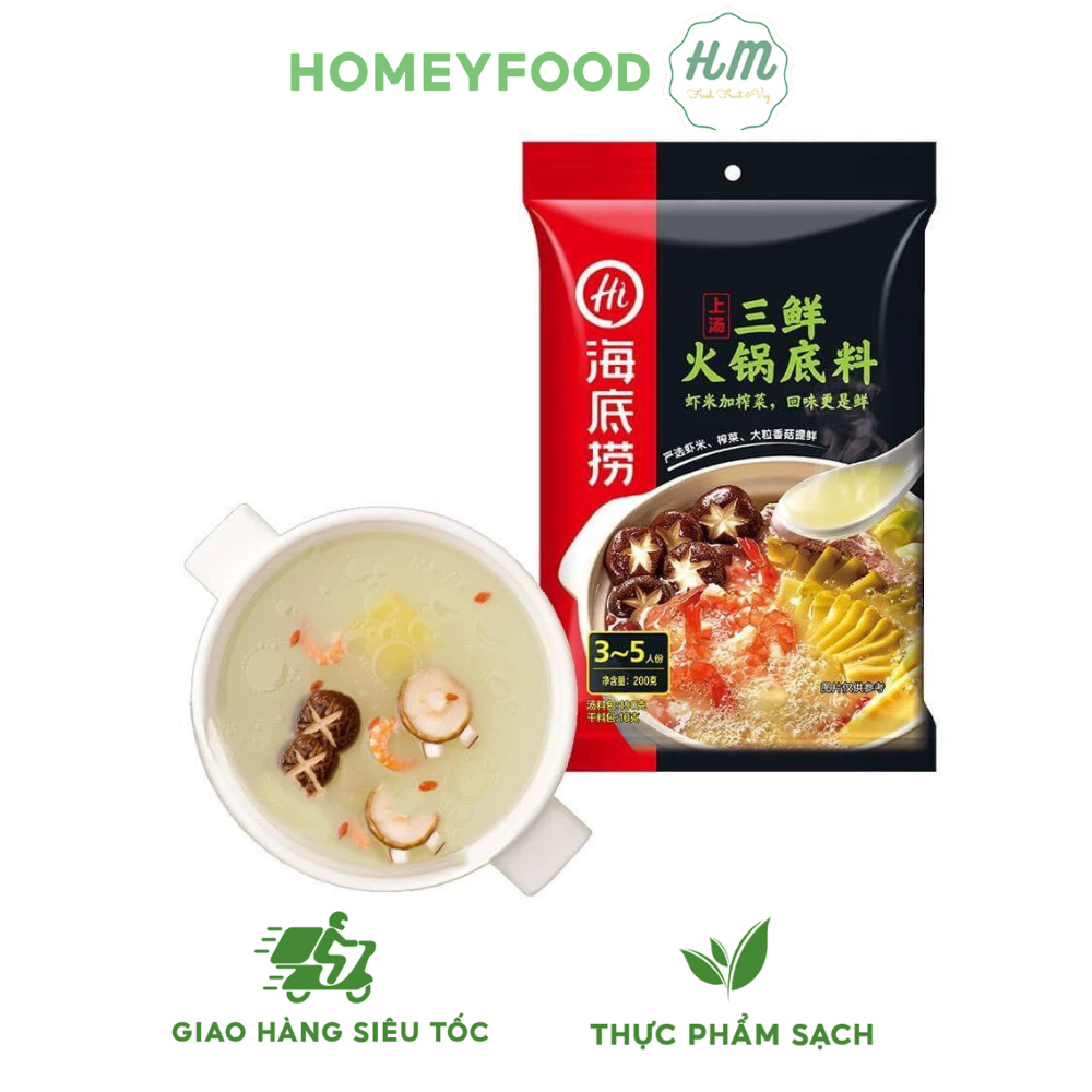Cốt Lẩu Haidilao Vị thập cẩm - set cốt lẩu thơm ngon 4 ~6 người ăn