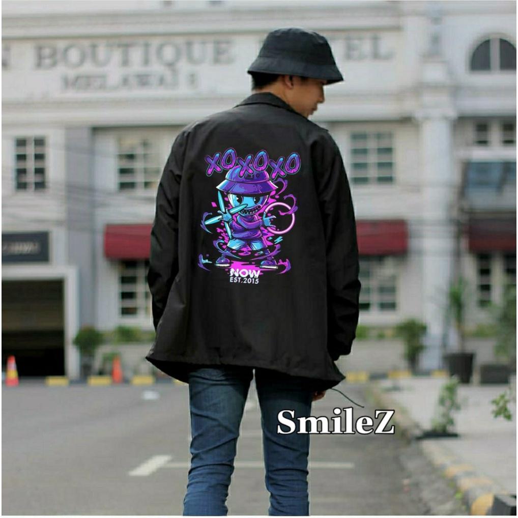 Áo khoác nam nữ Now SAIGON jacket unisex form rộng cổ bẻ dù Mero 2 lớp hàng mới bao đẹp TP0063