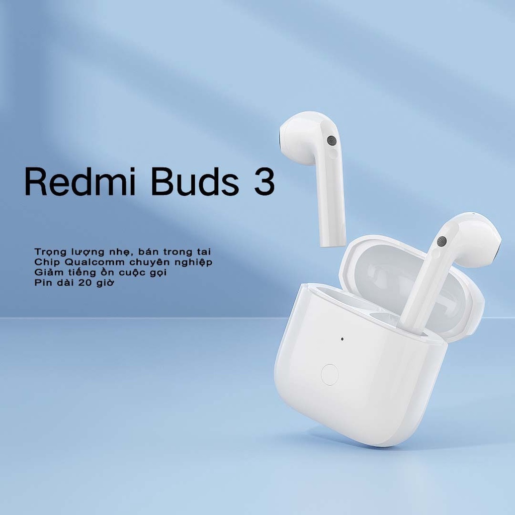 Tai Nghe Bluetooth Không Dây Xiaomi Redmi Buds 3 chống ồn - Hàng chính hãng