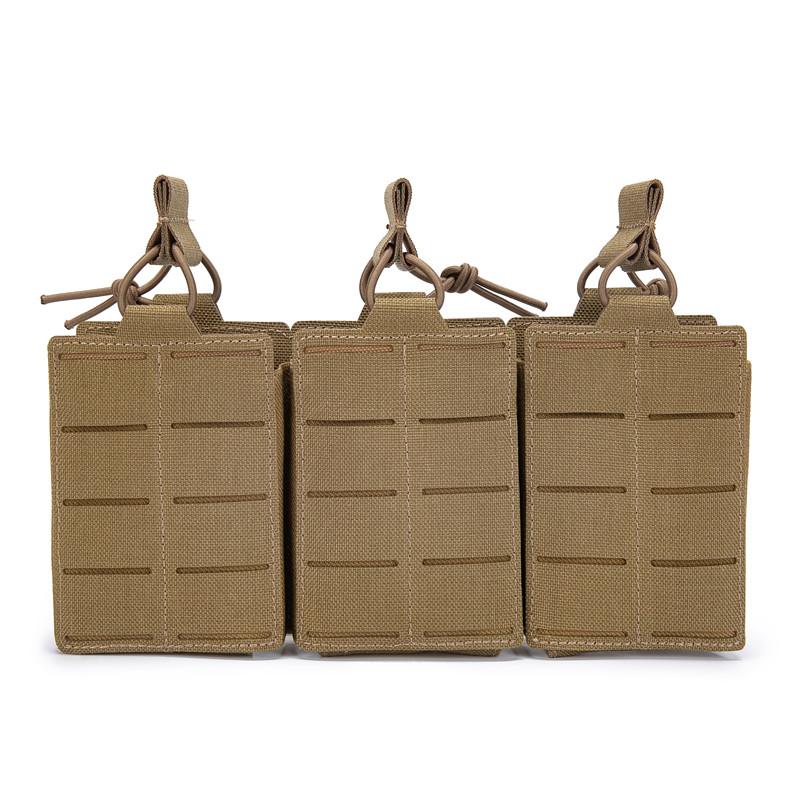 BC Laser cắt ba chiếc túi molle 5,56mm Mag ba khẩu súng lục molle mc
