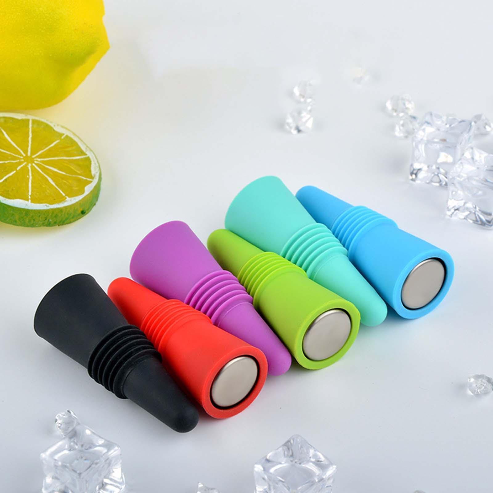 Wine Stoppers , Silicone Wine Bottle stopper and Beverage Bottle Stoppers