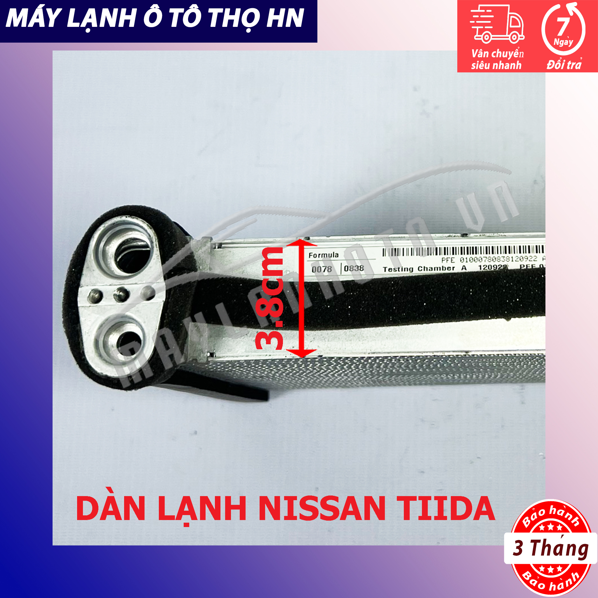 Dàn lạnh Nissan Tiida - Livina 2006 2007 2008 2009 2010 2011 2012 2013 2014 2015 2016 Hàng Thái Lan 06 07 08 09 10 11 12 13 14 15 16