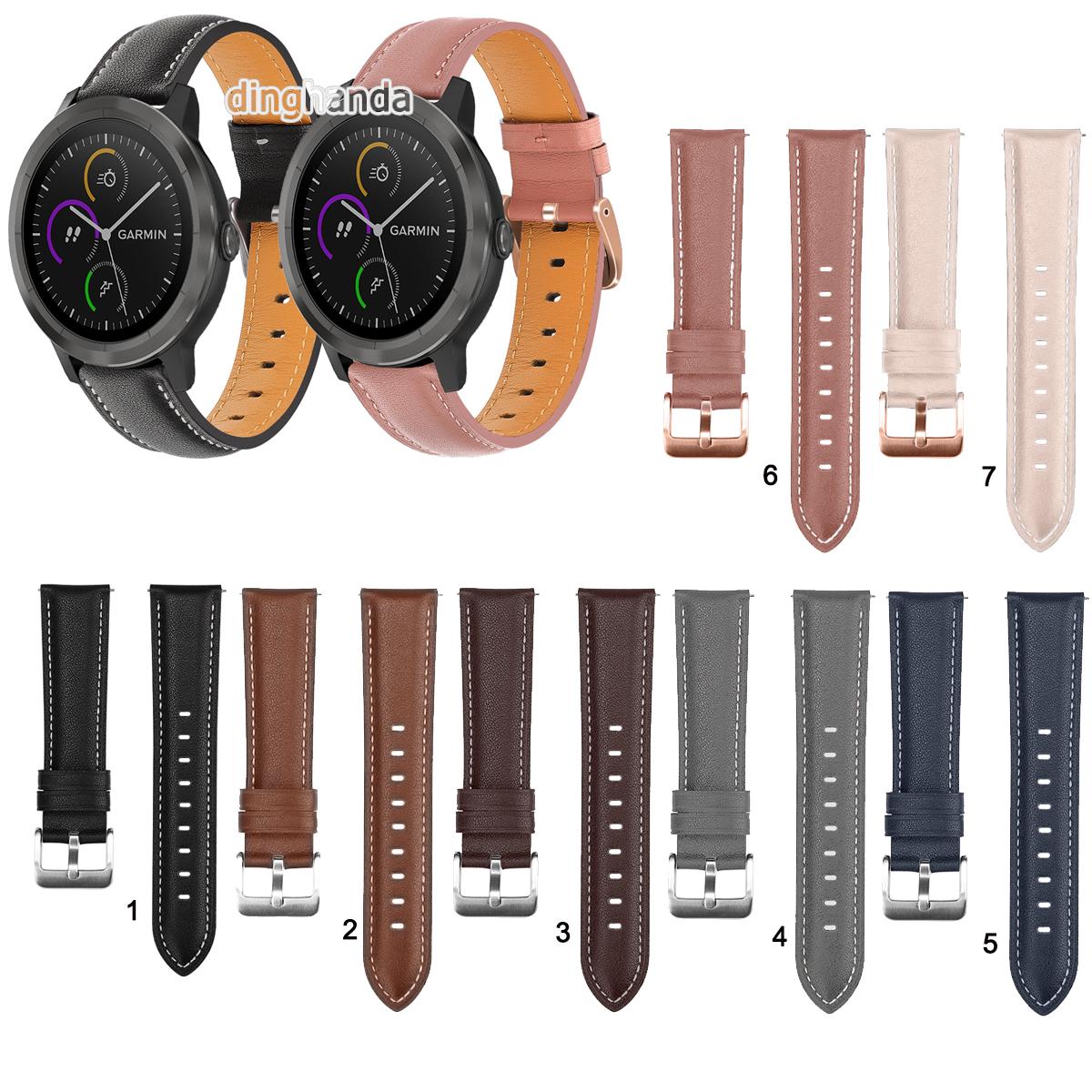 Dây Đeo Bằng Da Cho Đồng Hồ Thông Minh Garmin Vivoactive 3