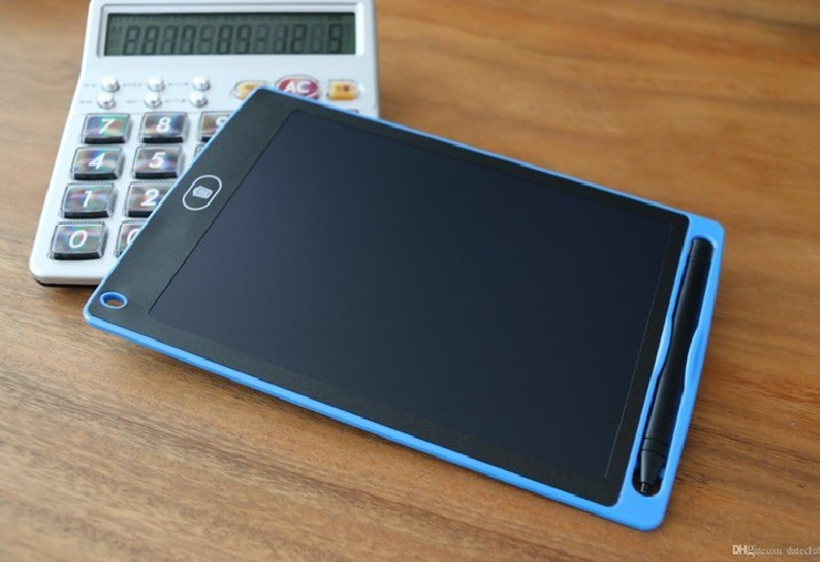 Bảng Viết Điện Tử Thông Minh LCD Tự Xóa 15x23cm Cho Bé Tập Vẽ, Viết