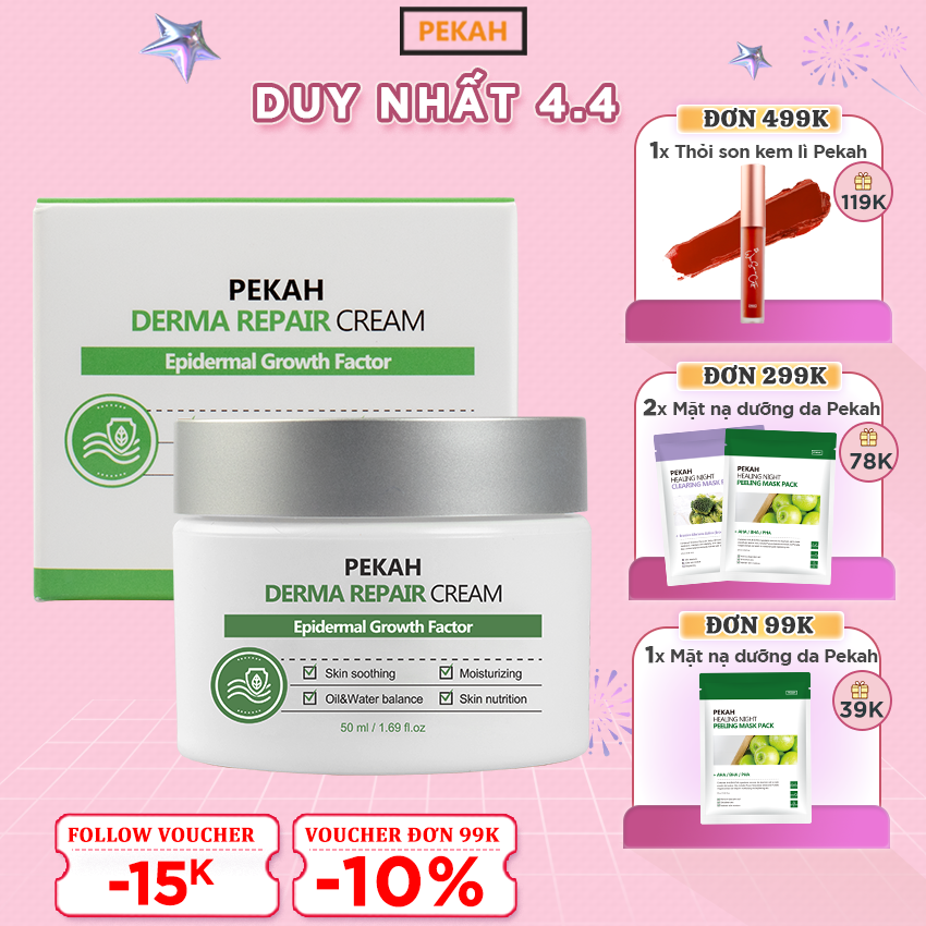 Kem Dưỡng Phục Hồi Và Tái Tạo Da PEKAH DERMA REPAIR CREAM