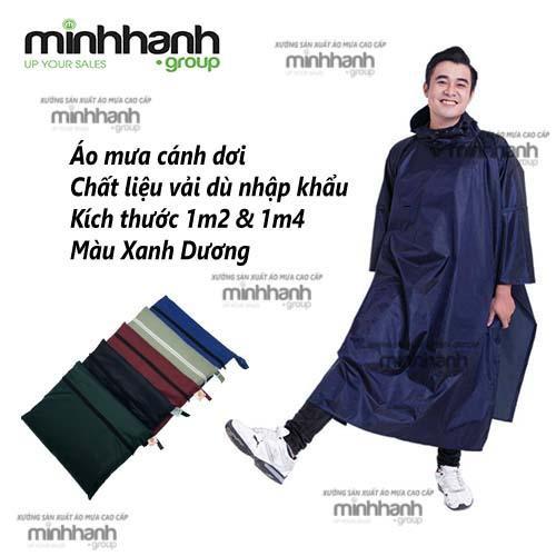 Áo mưa cánh dơi cao cấp vải dù tổ ong (vẩy cá) siêu nhẹ