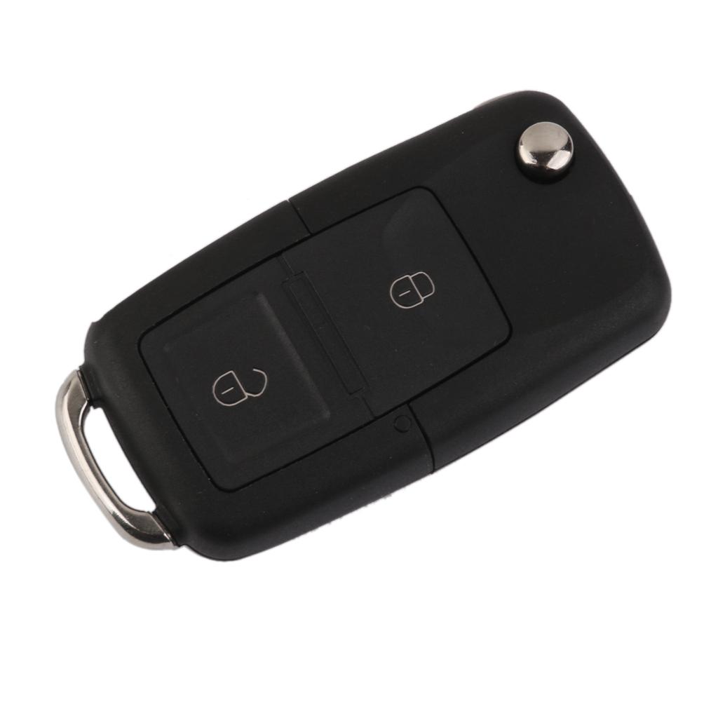 2 BUTTON FLIP KEY REMOTE FOB SHELL CASE REPLACEMENT for VW GOLF