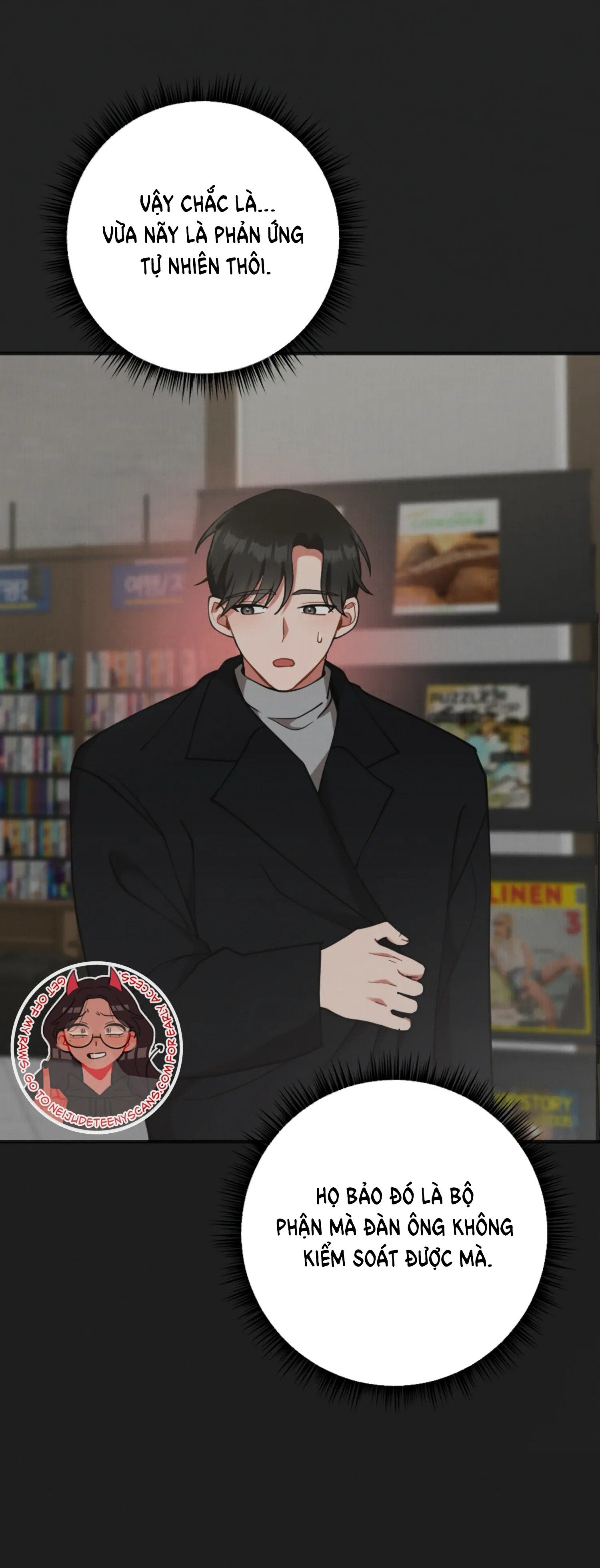 [18+] bạn của em trai không thể to như vậy! chapter 14.2 19