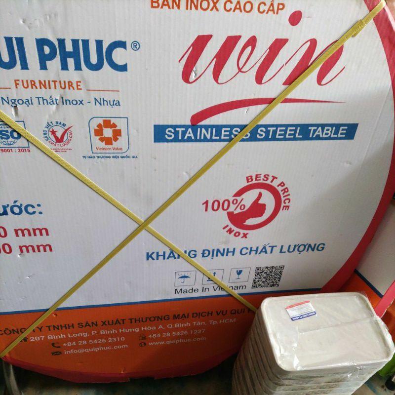 Bàn tròn INOX win cao cấp 80 cm