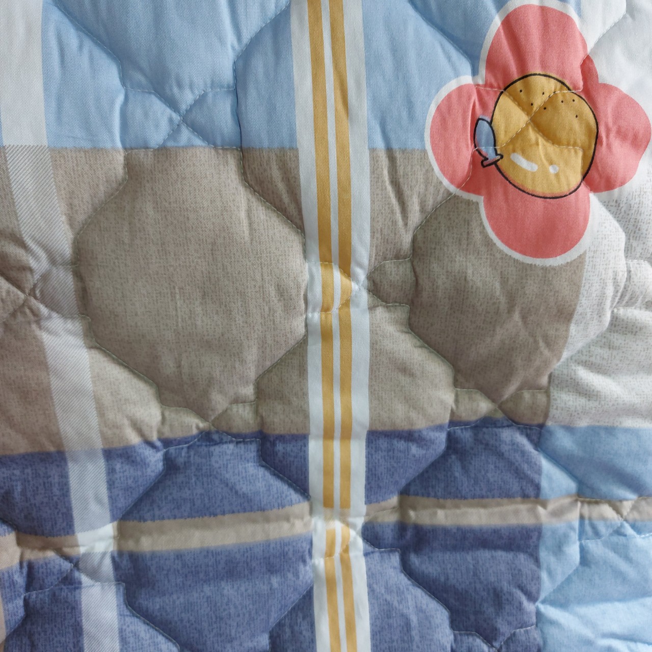 BỘ Chăn Ga RAHANCO Cao Cấp 100% Cotton Nhập Khẩu Từ Hàn Quốc – Màu Kem . Mềm - Mịn – Mát & Thấm Hút Mồ Hôi