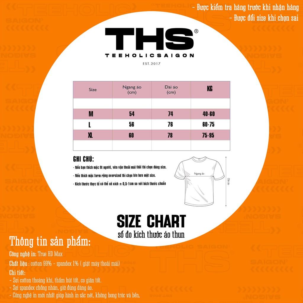 Áo Thun Unisex In Hình Hoa Hồng Màu Đen THS - TeeHolic