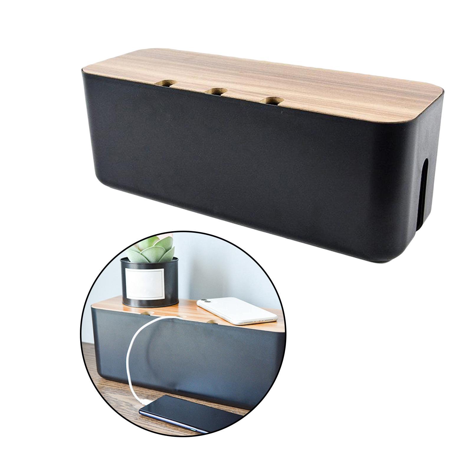 Shelf Storage Box Cable Management Organizer Cable Bracket for Office