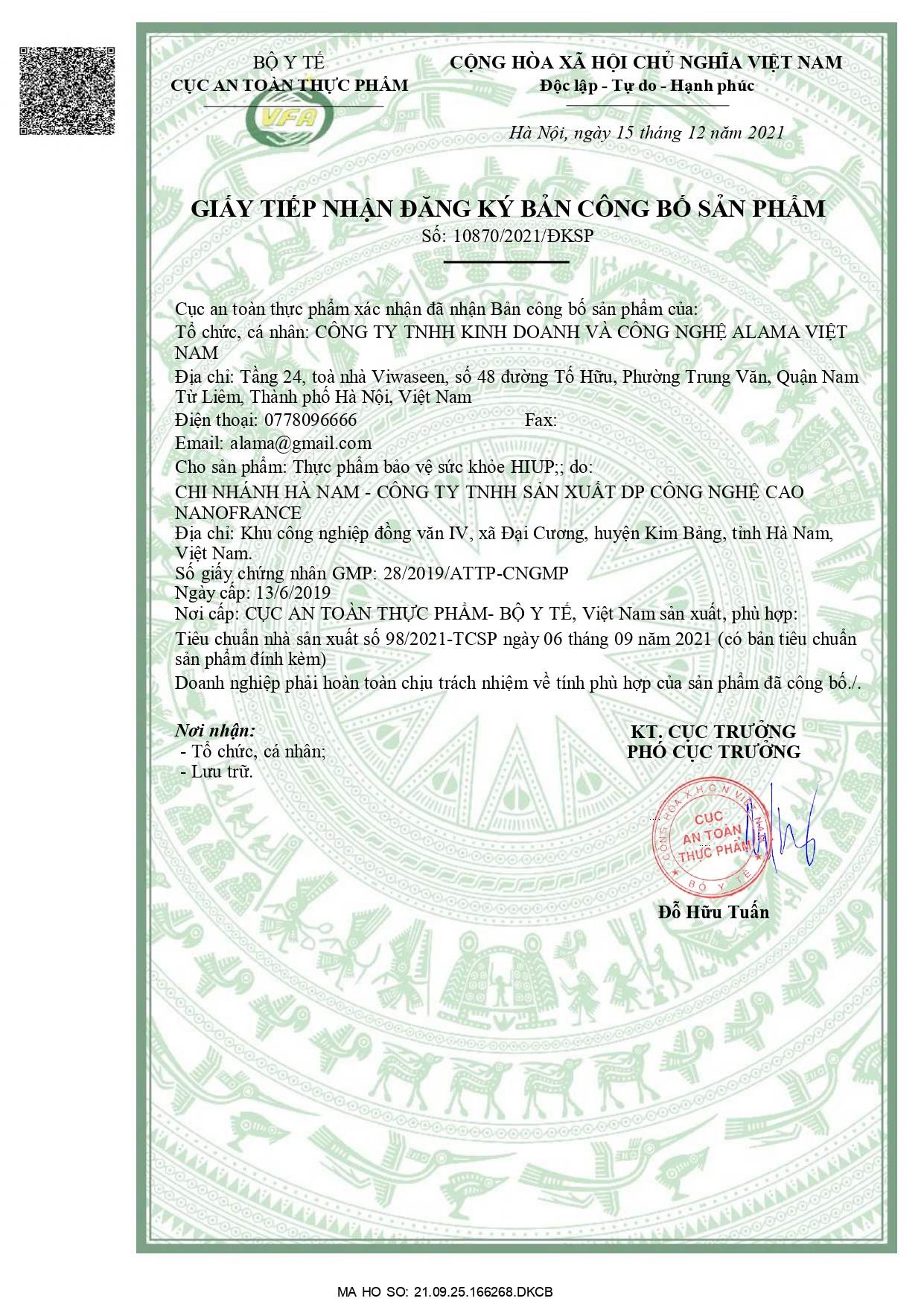Sữa Bột HIUP Chính Hãng Tăng Chiều Cao Cho Trẻ Từ 2 Đến 15 Tuổi