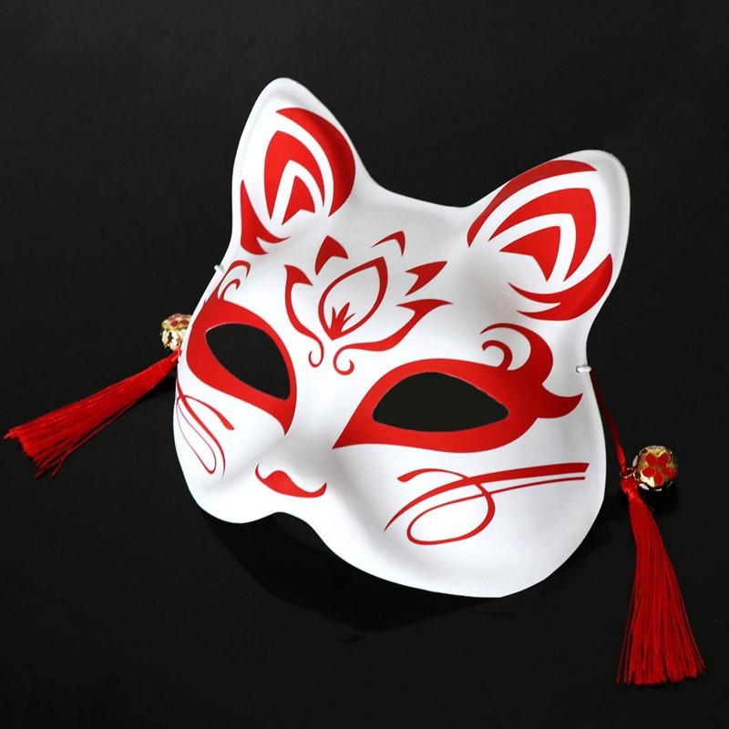 (rộng rãi cái) Mặt Nạ Cáo Hóa Trang Halloween thời trang Nhật Bản-Mặt Nạ Hóa Trang Hình Cáo Độc Đáo
