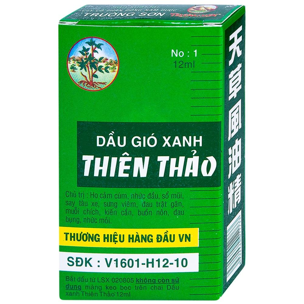 (12 CHAI) DẦU GIÓ XANH THIÊN THẢO